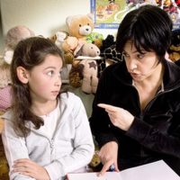 Mom losing authority by saying to daughter "wait until your father gets home"